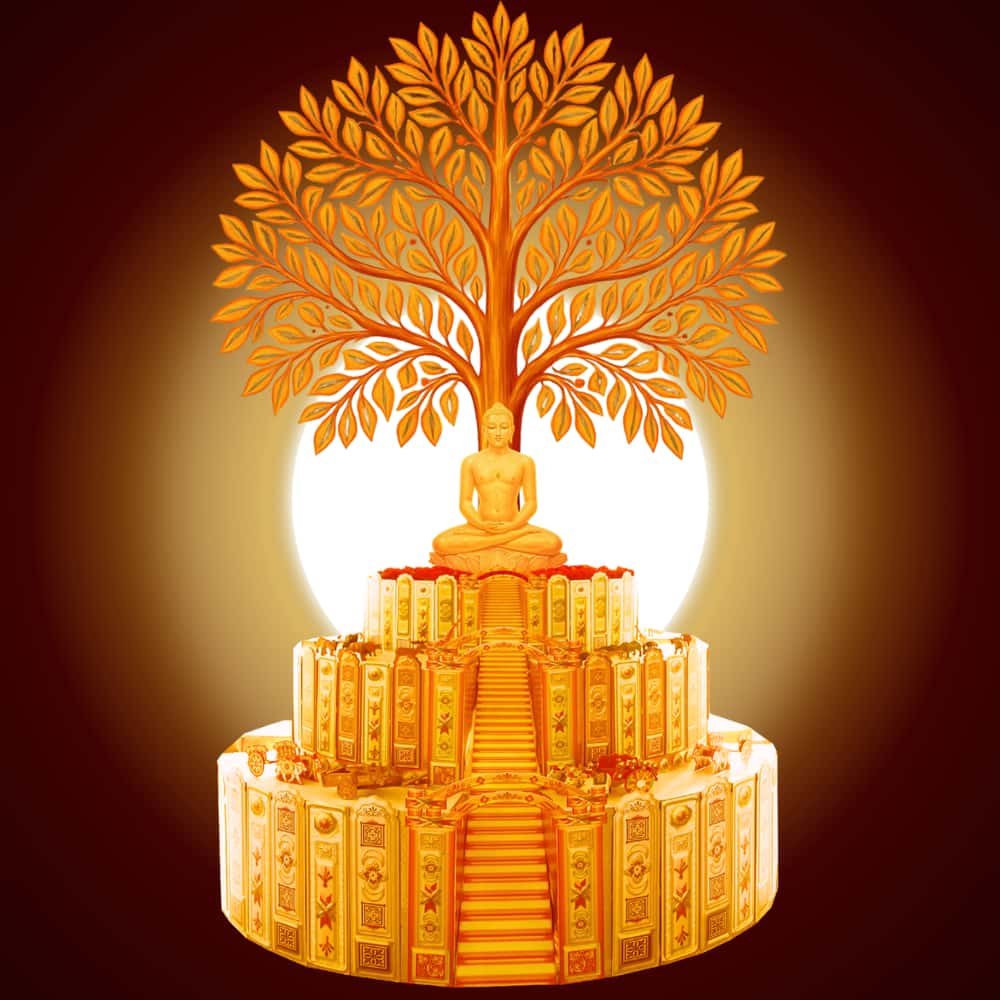 Samavsaran Jain Consciousness Worship Logo
