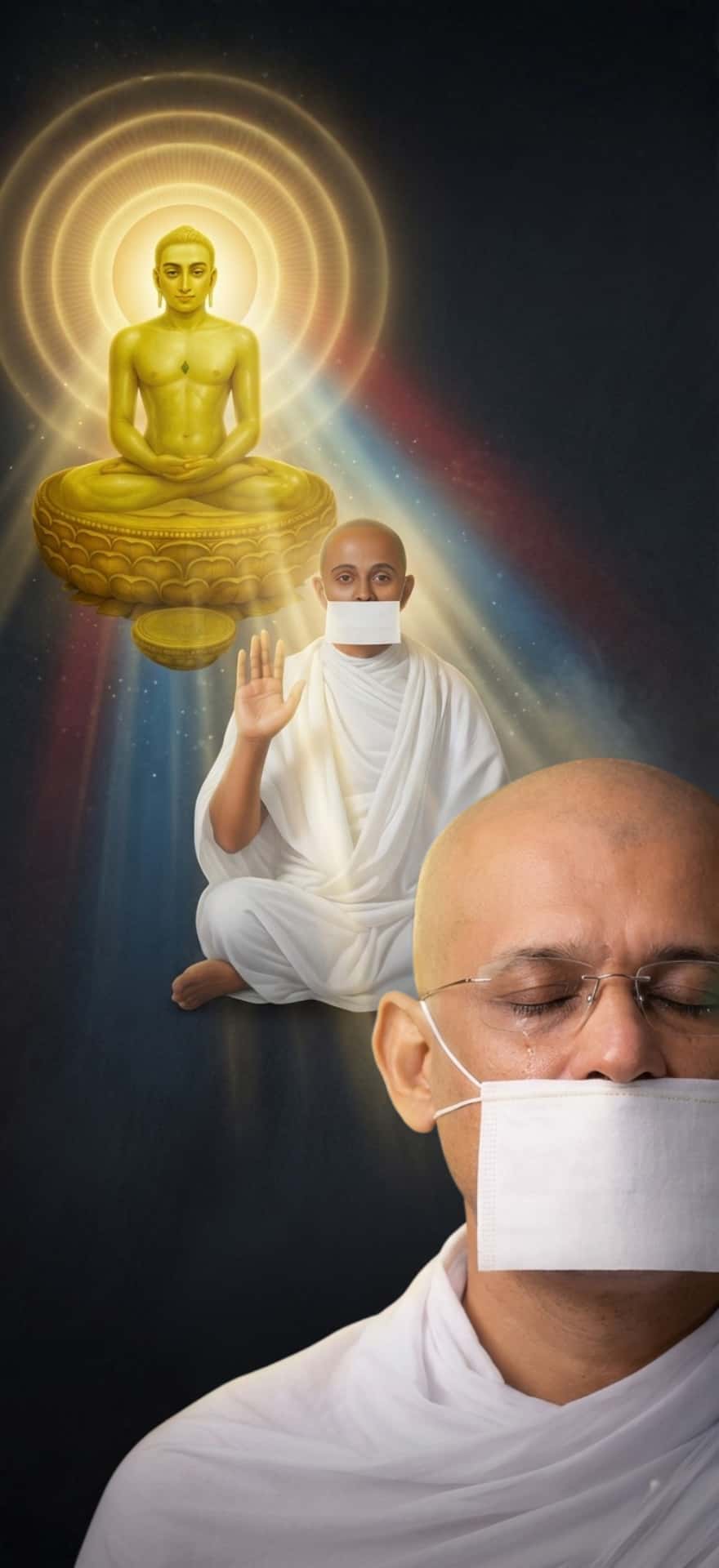 Muni Adarsh Rishi Conscious Jain Devotional Intelligence Bhakti Sadhana